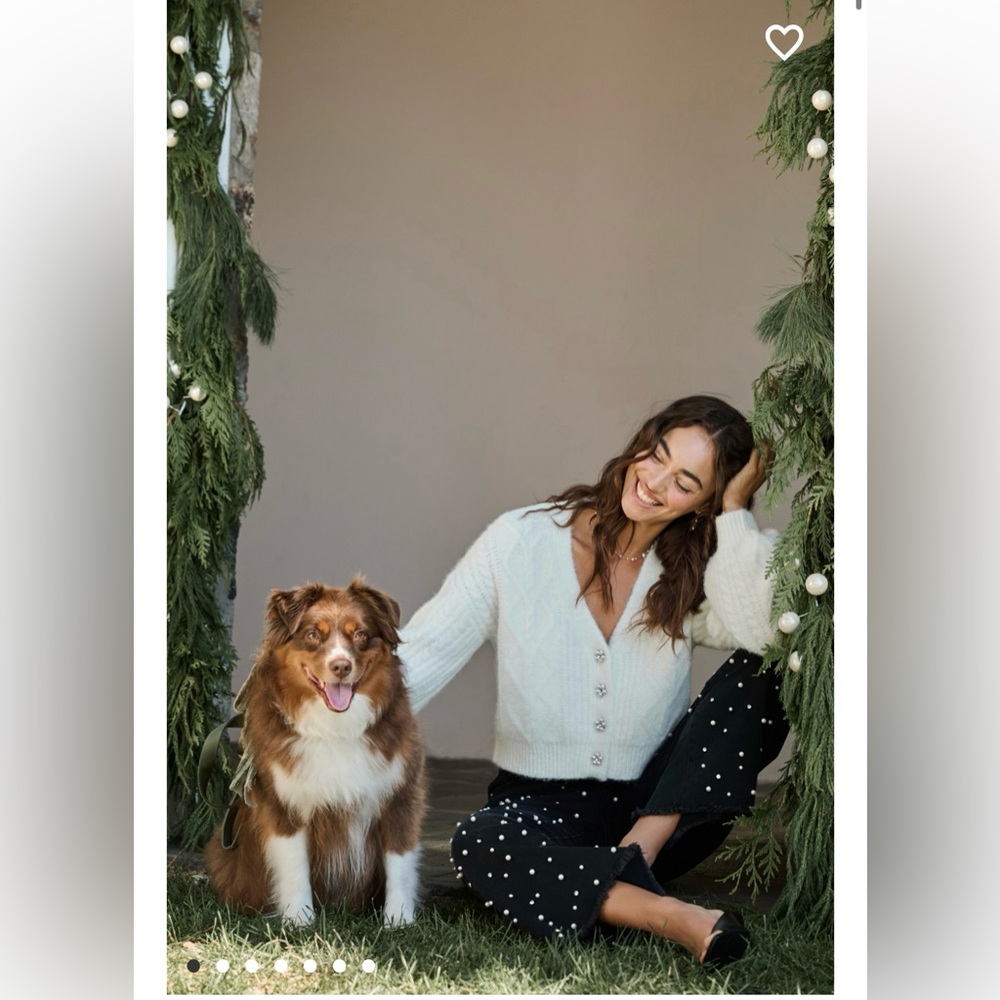 Altar’d State Marlowe Fuzzy Cable Cardigan - Picture 2 of 13